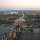 Главный пролет Ворошиловского моста